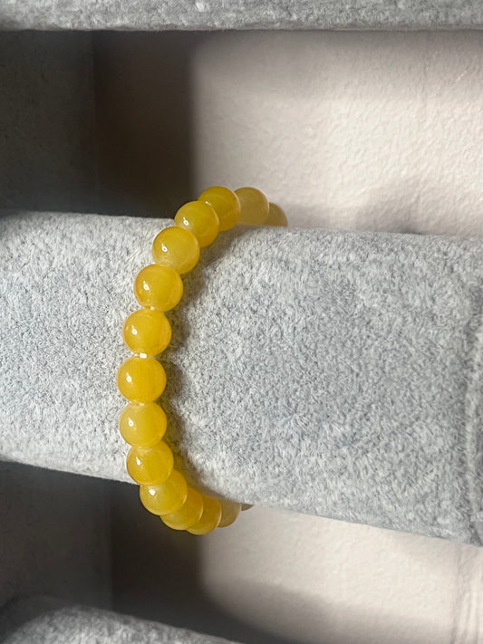 Dark yellow crystal bracelets