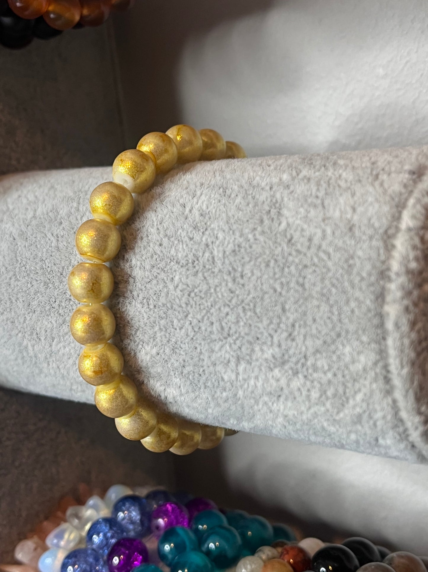 Gold coloured bracelet