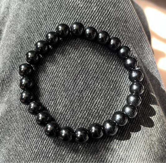 Simple black bracelet