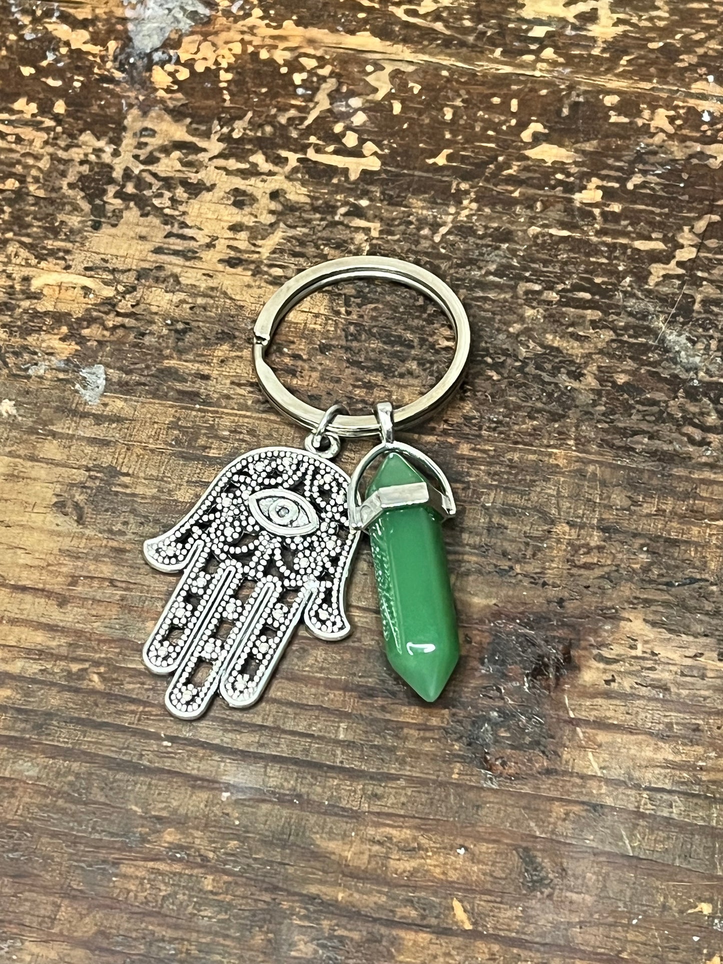 Hand made point keychain