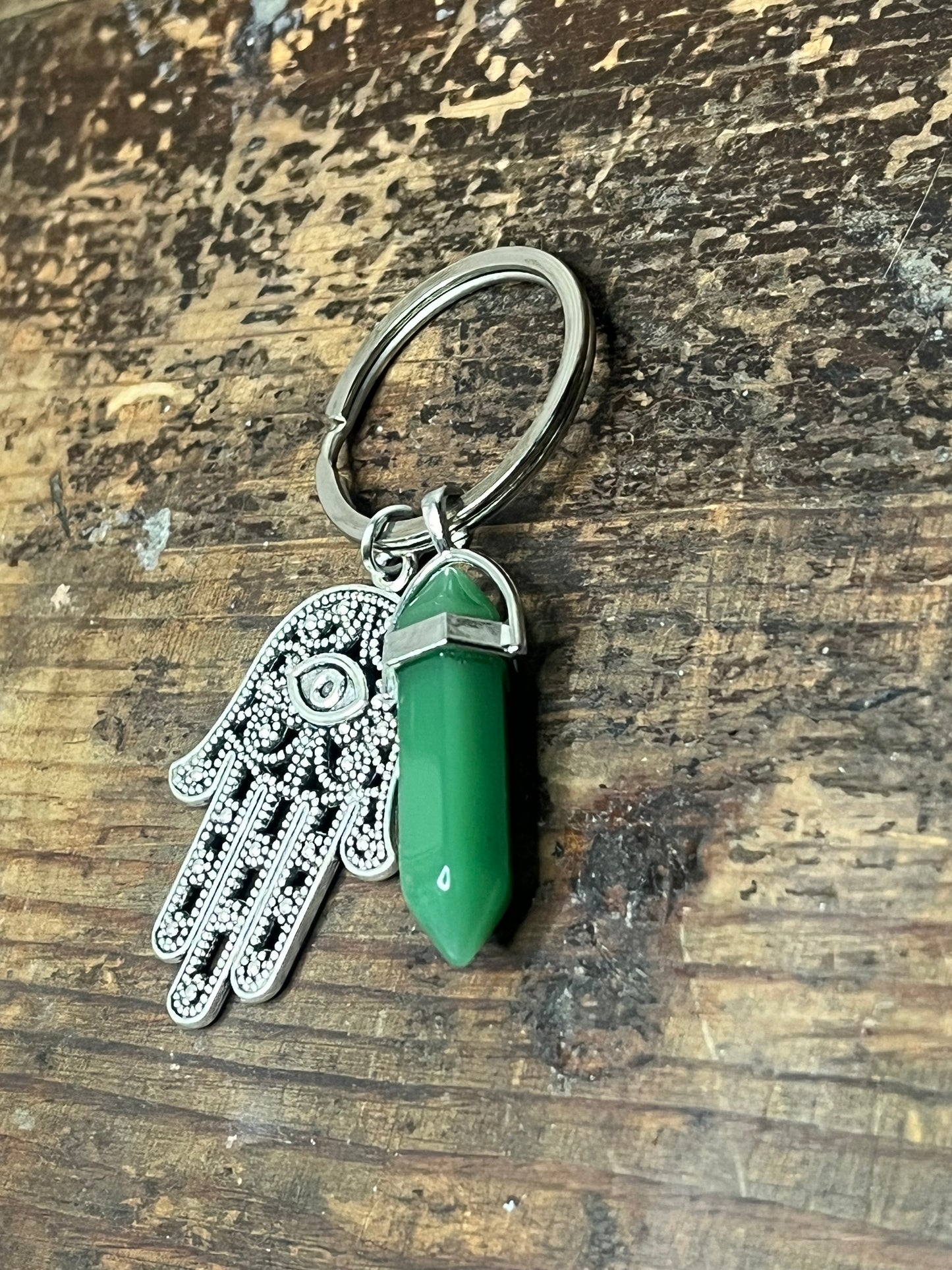 Hand made point keychain