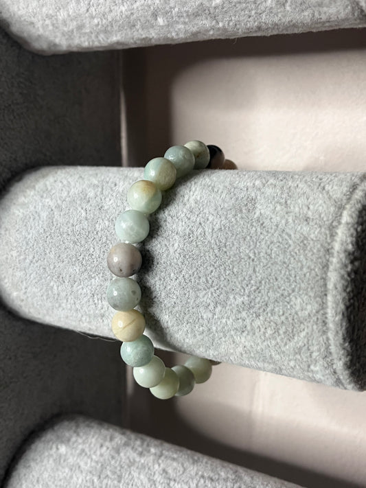 Amazonite crystal bracelet