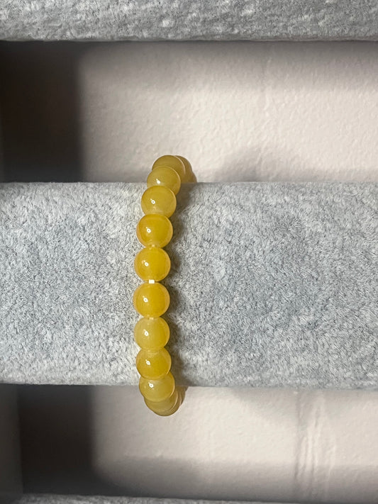 Dark yellow crystal bracelets