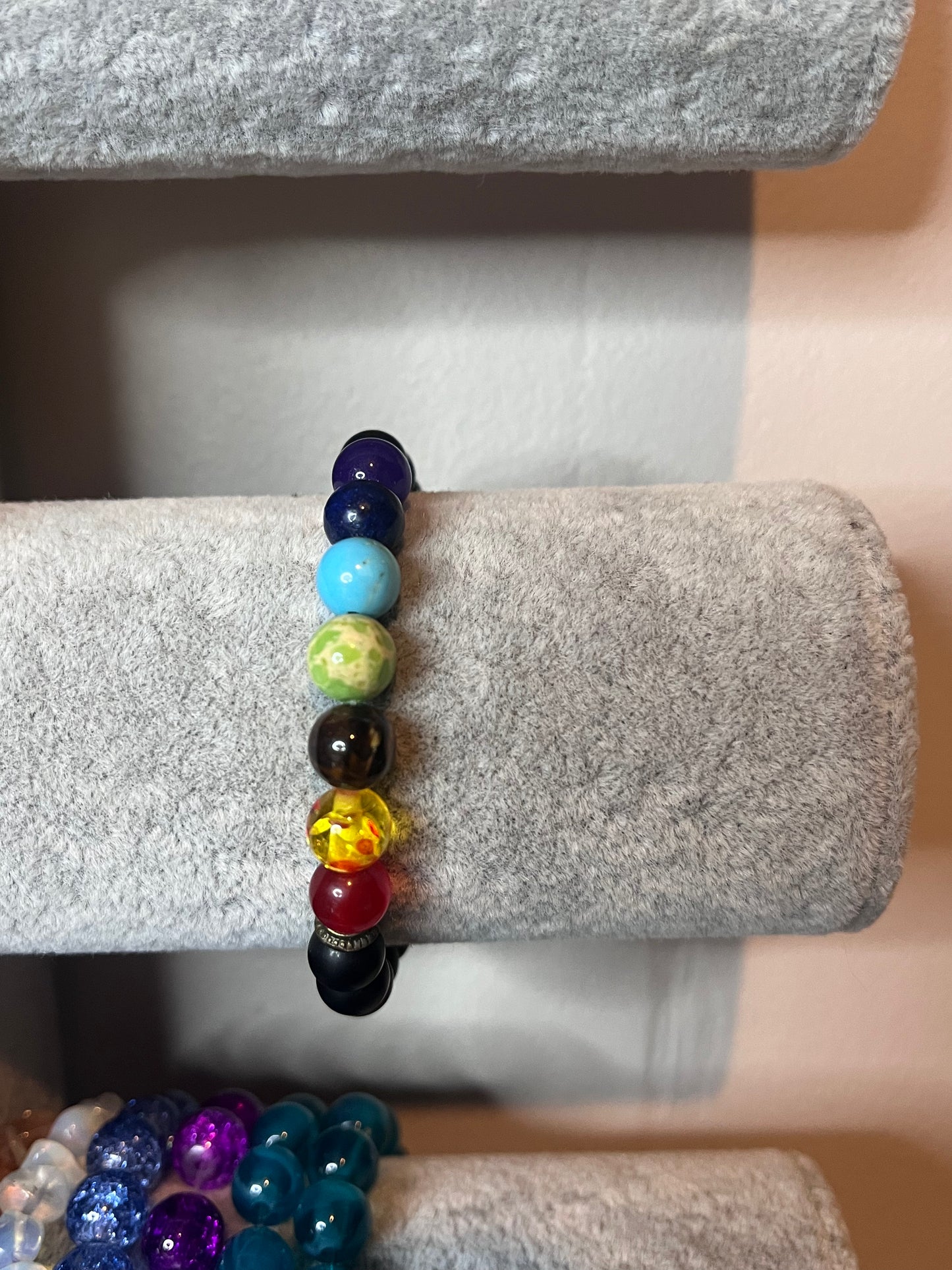 Lava energy crystal bracelets