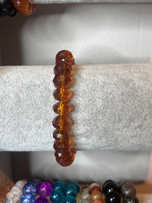 Amber coloured bracelet