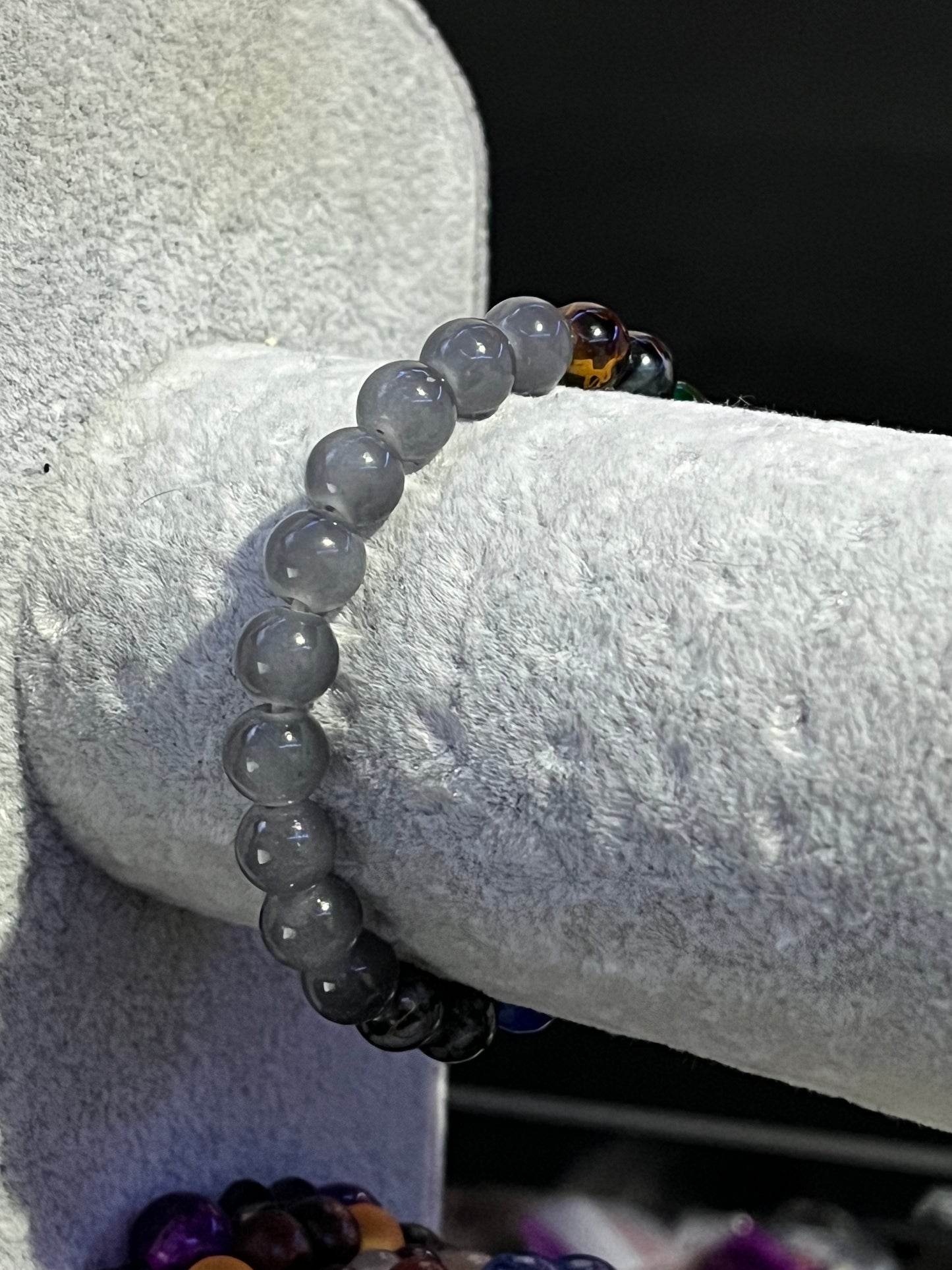 Multi coloured crystal bracelet